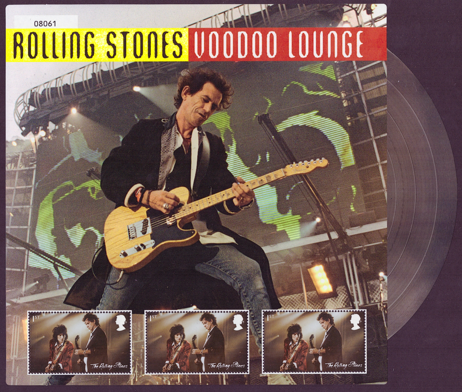 (image for) 2022 Rolling Stones - Voodoo Lounge Royal Mail Fan Sheet